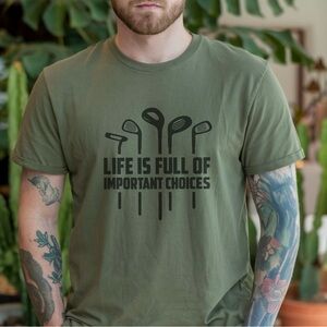 Golf Graphic Tee for Men